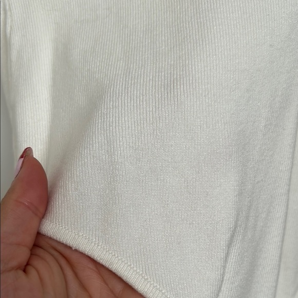 White Long Sleeve Bodysuit forever 21 - Picture 5 of 6